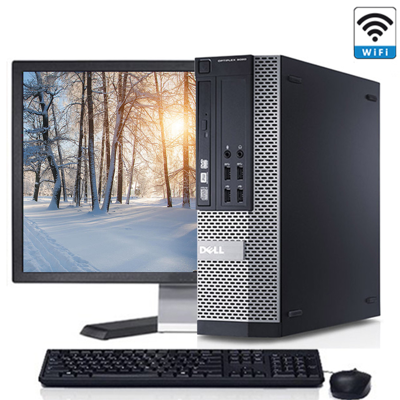 Dell Desktop Computer 790 Core i5 8GB RAM 500GB HD with a 19