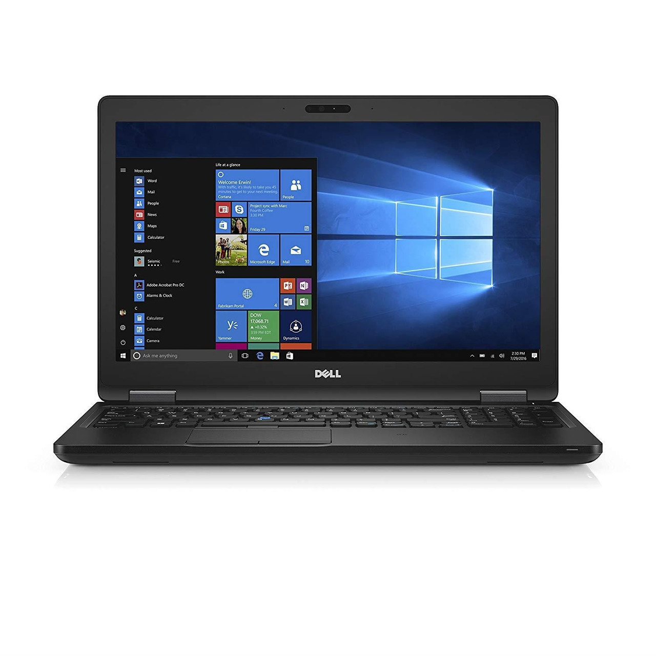 Dell Precision Laptop Computer 15.6 Intel Core i7-7820HQ 2.8GHz 7th Gen  32GB RAM 1TB SSD Windows 10 Pro with Nvidia Quadro M1200