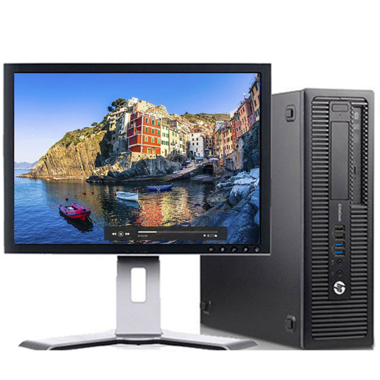 HP ProDesk 600 G1 Desktop Core i3 Processor 8GB RAM 256GB SDD with 19