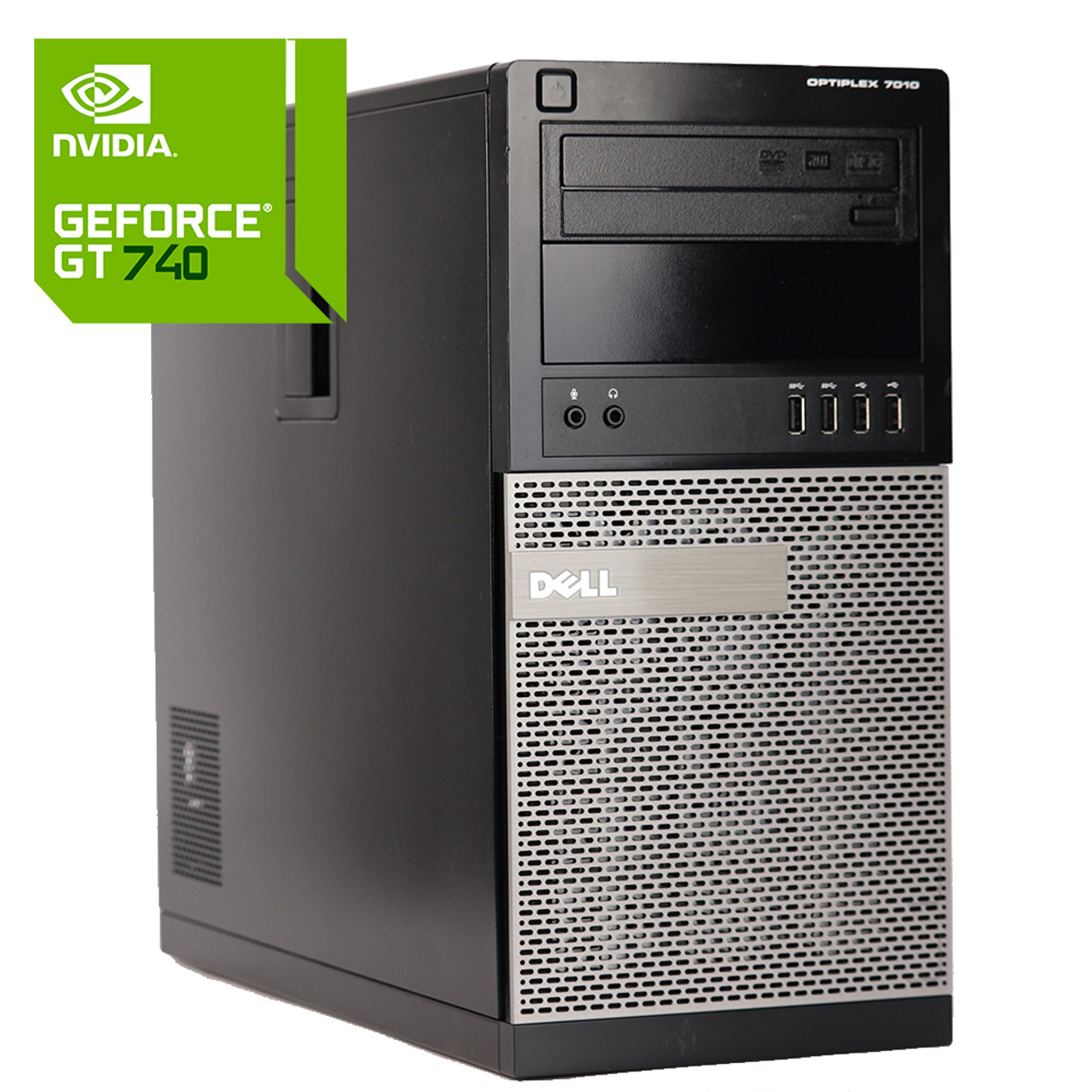Dell Gaming Computer Tower Core i3 8GB 500GB with Nvidia GT 740 Windows 10  PC
