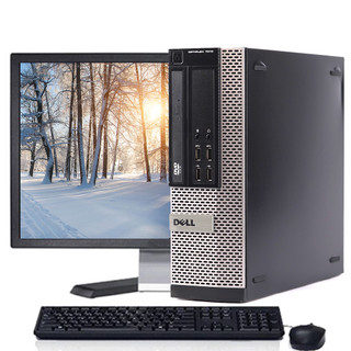Dell 7010 SFF Desktop Computer Core i3 4GB 160GB Windows 10 Pro 19" LCD Keyboard and Mouse