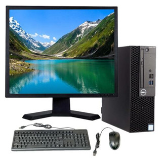 Dell OptiPlex 3050 SFF Desktop Computer Core i5 7th gen Processor 8GB RAM 120GB HDD 19" Monitor Wi-Fi Windows 10 Home