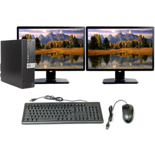 Fast Core 2 Duo Gaming PC Monitor Bundle 4GB RAM 500GB HDD W10 Computer
