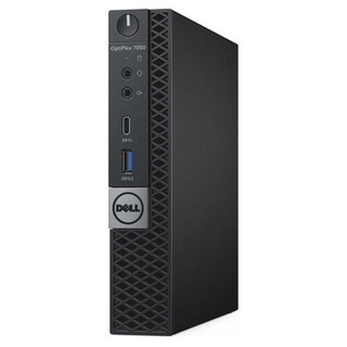 Dell OptiPlex 7050 Micro Desktop Computer Core i7 7th Gen 16GB RAM 512GB SSD Dual 22" Monitor Wi-Fi Windows 10 Pro