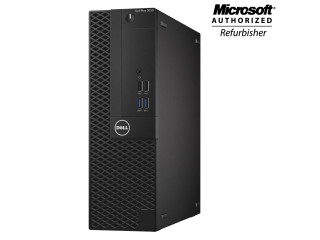 Dell OptiPlex 3050 SFF Desktop Computer DVD-RW Intel Core i3 7th Gen 8GB RAM 128GB SSD DVD-RW Wi-Fi Windows 10 Professional