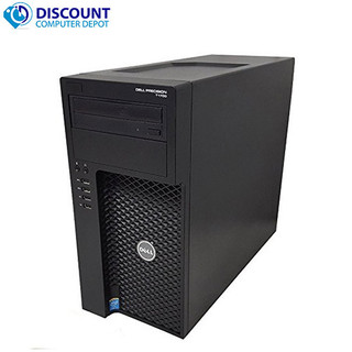 Dell T1700 Xeon 4th Generation Workstation Computer 16GB RAM 1TB SSD GT 1030 Video Card Dual 24" LCD Monitor Wi-Fi Windows 10 Professional