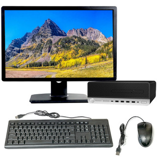 HP ProDesk 600 G3 Desktop Computer PC Intel i5 6th Gen. 8GB RAM 500GB HDD 22in LCD Windows 10 Home, W-Fi, DVD/RW
