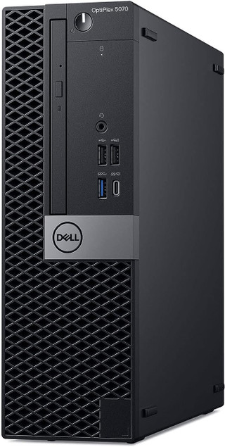 Dell OptiPlex 5070 Small Form Factor (SFF) Intel Core i5 9th Gen. 32GB RAM 1TB SSD Windows 11 Pro, Wi-Fi, DVD/RW