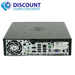 HP Compaq 8300 Ultra-Slim Desktop Small Computer i3 4GB 320GB Windows 10 Home DVD WiFi Bluetooth