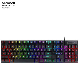 Gaming Keyboard T-Wolf T20 Multicolor Backlit Wired Keyboard (New in Box)