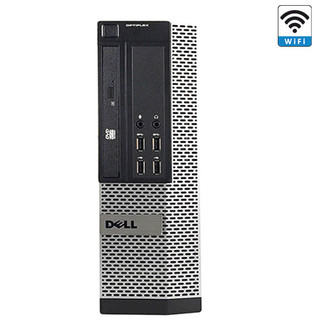 Dell 7010 SFF Desktop Computer Core i3 16GB 128GB SSD Windows 10 Home Dual 19" LCD Keyboard and Mouse