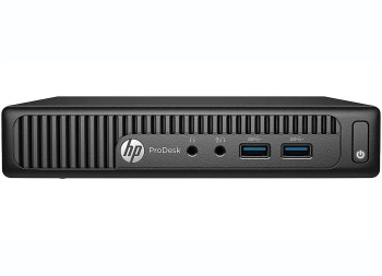 Front View,  HP ProDesk 400 G2 Micro Intel Core i5 6th gen 8GB RAM 128 SSD Wi-Fi Windows 10 Pro