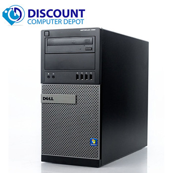 Cheap, used and refurbished Dell OptiPlex 990 Computer Tower PC Quad i7 3.4GHz 16GB  512GB SSD Windows 10 Pro