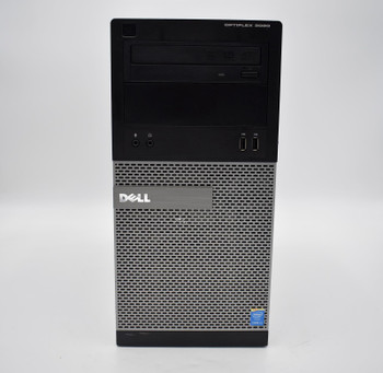 Front View, Dell OptiPlex 3020 G3250 Mini Tower Intel Pentium 8GB RAM 512GB SSD Windows 10 Professional