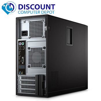Rear View Dell Precision T3620 Xeon Workstation 3.20GHz 32GB RAM 2TB SSD GT 1030 Windows 10 Pro
