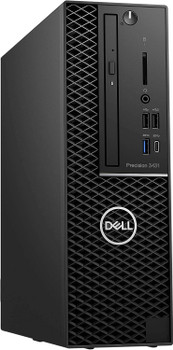 Front Side View, Dell Precision 3431 SFF Intel Core i7 9th Generation 16GB RAM 512GB SSD Wi-Fi Windows 11 Professional
