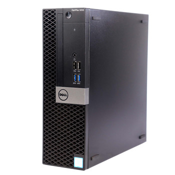 Dell OptiPlex 5050 SFF Desktop Computer Intel Core i5 6th Gen 16GB RAM 512GB SSD (3) 20" Monitors Wi-Fi Windows 10 Professional