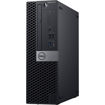 Front Side View, Dell OptiPlex XE3 SFF Desktop Computer Intel Core i5 8th Generation 16GB RAM 512GB NVMe SSD Wi-Fi Windows 11 Professional