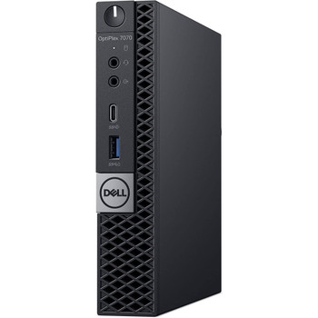 Dell OptiPlex 7070 Mini Pc Intel Core i7 9th Gen. 32GB RAM 500GB HDD+256GB SSD Windows 11 Pro Wi-Fi, DVD/RW