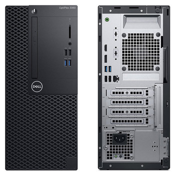Dell OptiPlex 3060 Tower Desktop Intel Core i5 8th Gen. 16GB RAM 256GB SSD 19" Monitor Wi-Fi Windows 11 Pro