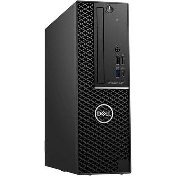Dell Precision 3431 SFF Desktop Computer Intel i7 9th Gen 16GB RAM 256GB SSD Windows 11 Home, Wi-Fi, Optical Drive, AMD Radeon PRO WX 2100