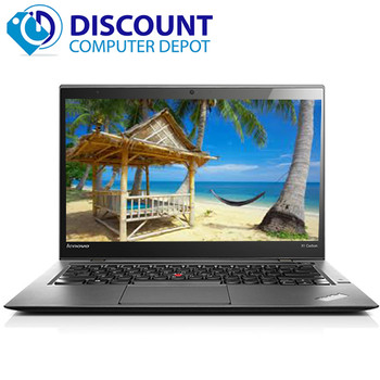 Cheap, used and refurbished Lenovo ThinkPad X1 Carbon Laptop Computer Intel i7 3rd gen 2.6GHz 8GB 256GB Windows 10 Pro and WIFI