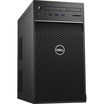Front Side View, Dell Precision 3630 Tower Desktop Computer Core i7 8th gen 16GB RAM 512GB SSD Wi-Fi Windows 11 Professional