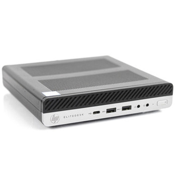 Windows 11 Pro Desktop Computer HP 400 G4 Micro | Quad Core i3-8100T CPU | 8GB RAM | 256GB SSD | Dual 22" LCD's
