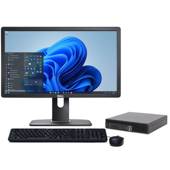 Dell OptiPlex 3070 Windows 11 Desktop Computer | Core i3-9100T (3.1 GHz) Processor | 32GB RAM | 128GB SSD | 22" LCD