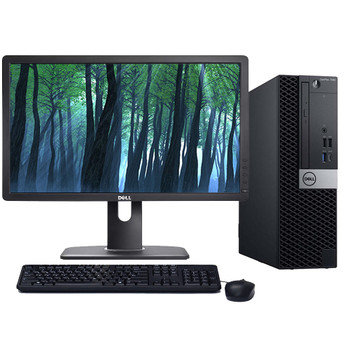 Dell OptiPlex 7060 Windows 11 Desktop Computer | Core i5-8500 (3.0 GHz) Processor | 8GB RAM | 1TB SSD | 22" LCD