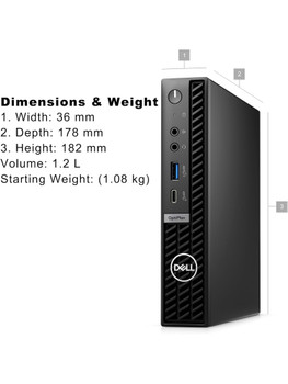 Windows 11 Dell OptiPlex 7010 Micro PC | Intel Core i5 13th gen CPU | 32GB RAM | 1TB SSD