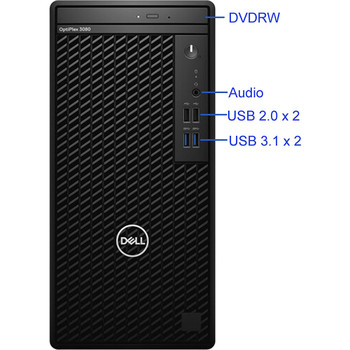 Dell OptiPlex 3080 Tower Desktop Computer | Intel Hexa-Core i5-10500 (3.1 GHz)| 32GB RAM | 128GB SSD | Windows 11
