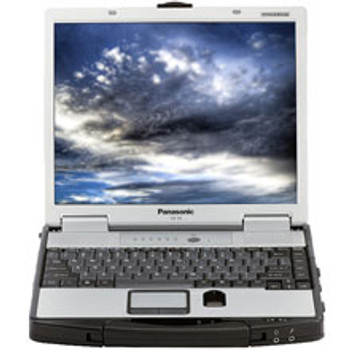 Right Side View Panasonic Toughbook CF-74 Semi-Rugged Notebook PC 2gb, 320GB Win 7