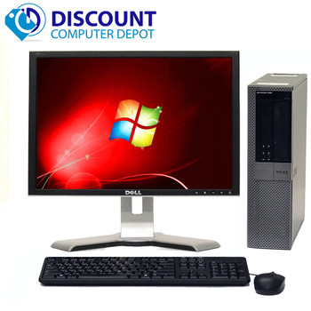Cheap, used and refurbished Dell Optiplex 960 Windows 10 Desktop Computer 3.0GHz  Core 2 Duo 4GB 160GB 17 LCD