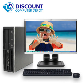 Cheap, used and refurbished Fast HP 6305 Pro Desktop Computer PC 3.2GHz 8GB 500GB DVD 19"LCD Windows 10 Pro and WIFI