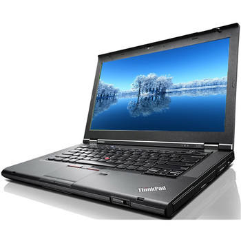 Front View Lenovo T430 Laptop Intel I5-3320M 2.6GHz 4GB 320GB Windows 10 Pro Webcam and WIFI