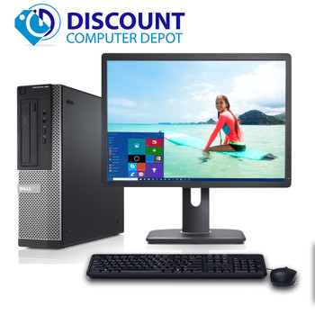 Cheap, used and refurbished Dell Optiplex 390 Desktop Computer PC i5 3.1GHz 8GB 500GB Windows 10 w/20" LCD and WIFI