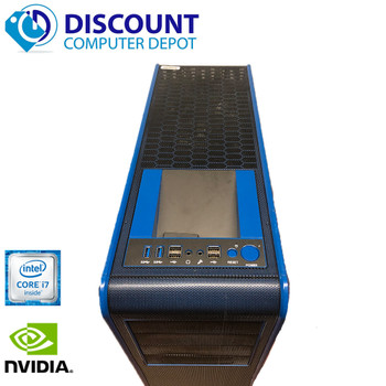 Right Side View Custom i7 Gaming Computer PC | Quad Core i7 3770k | Nvidia Quado K4000 2GB+ | 16GB | 160GB SSD | 1TB  | DVDRW | WiFi | Windows 10 Pro