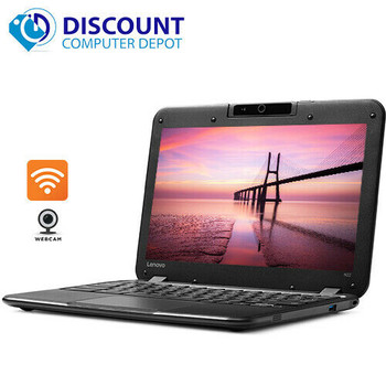 Right Side View Lenovo N22 11.6" HD Google Chromebook Intel 16GB SSD Wifi Webcam Bluetooth HDMI