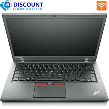 Lenovo ThinkPad T450 14" Laptop PC Intel Core i5-5300U 5th Gen 2.3GHz 8GB Ram 512GB SSD Windows 10 Pro Webcam