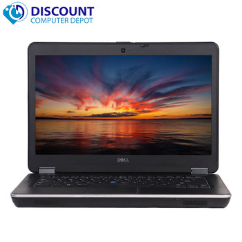 Front View Dell Latitude E6440 14.1" Laptop Intel Core i5 8 GB RAM 128 GB SSD WIFI Windows 10 Home