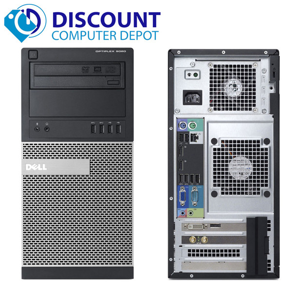 Dell Optiplex 70 Tower 4th Generation Quad Core I5 4570 3 2ghz 8gb 256ssd 24 Lcd Windows 10 Pro