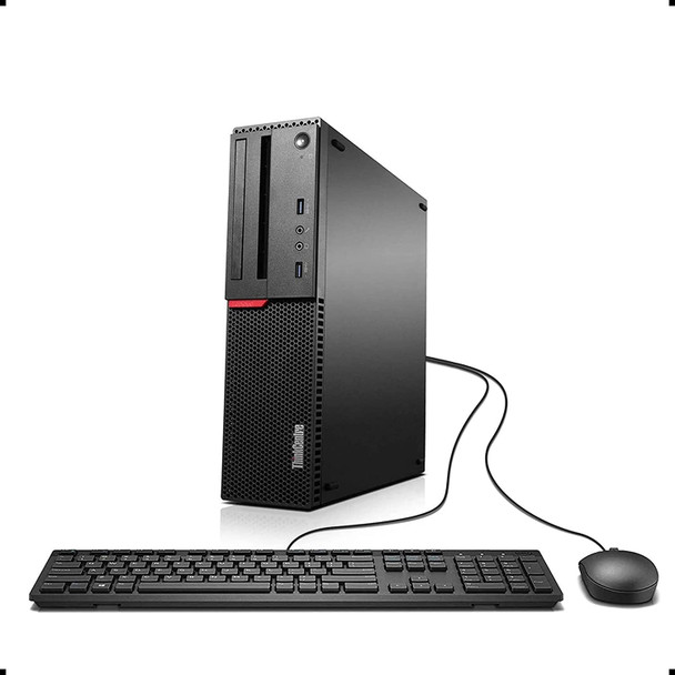 Lenovo M710e SFF Desktop Computer | Intel Core i5 7th Gen | 32GB DDR4 RAM | 1TB SSD Storage | Windows 10 Pro | 19" Monitor | Keyboard + Mouse