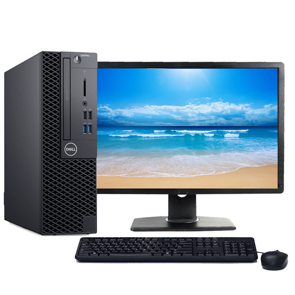 Dell OptiPlex XE3, 3060, 5060 or 7060 SFF Desktop Computer Intel Core i5 8th Generation 8GB RAM 256GB SSD 19" LCD Wi-Fi Windows 11 Professional