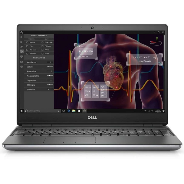 Dell Precision 7560 Workstation Laptop 15.6" Intel Core i7 11th Gen 32GB RAM 512GB SSD Wi-Fi Windows 11 Pro NVIDIA