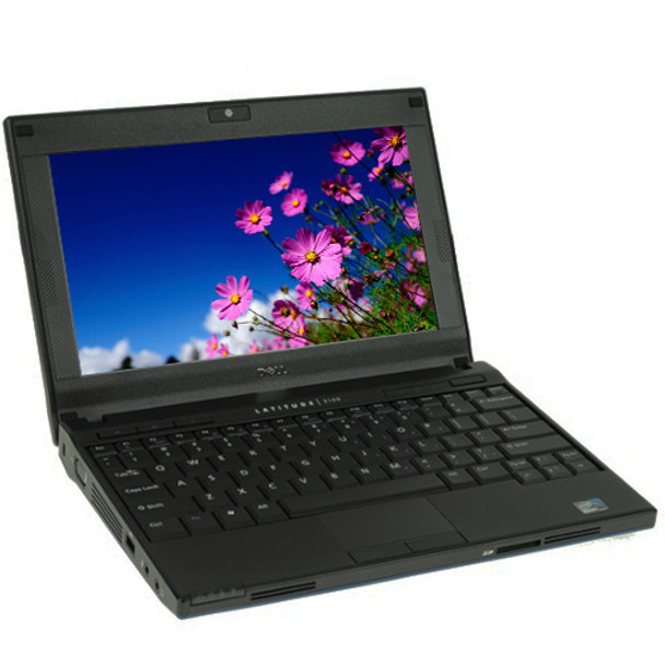 Front View Dell Latitude 2000 10.1" Netbook Dual Core 1.6GHz 2GB 160GB Windows 10 and WIFI