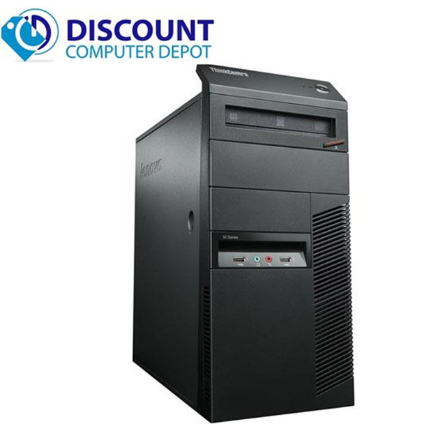 Cheap, used and refurbished Fast Lenovo M92P Windows 10 Desktop Computer Core i5 Tower 3.2GHz PC 8GB 500GB WIFI