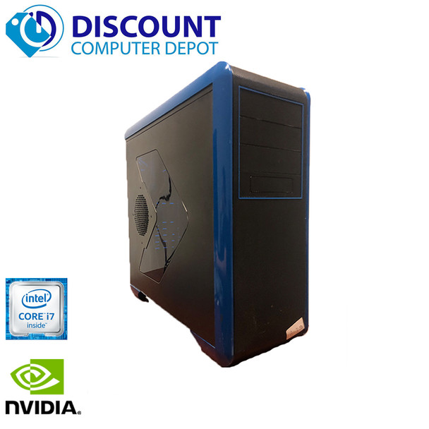 Cheap, used and refurbished Custom i7 Gaming Computer PC | Quad Core i7 3770k | Nvidia Quado K4000 2GB+ | 16GB | 160GB SSD | 1TB  | DVDRW | WiFi | Windows 10 Pro