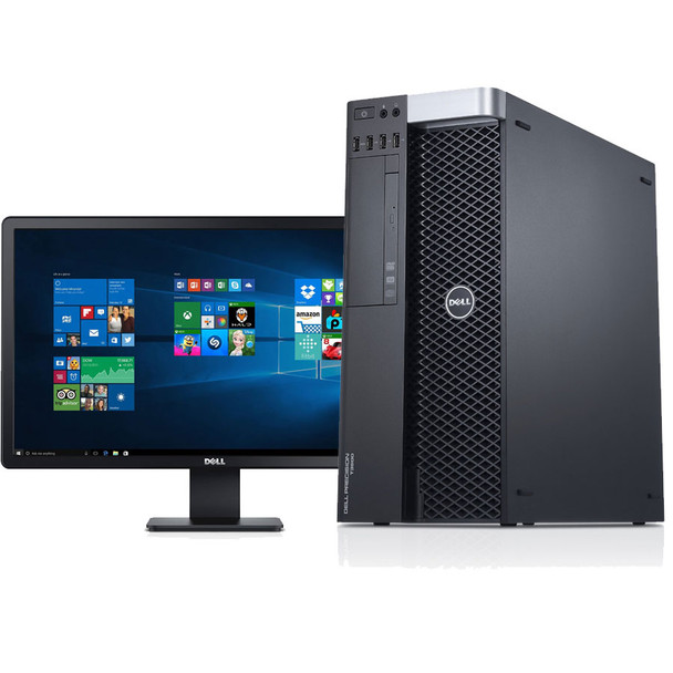 Cheap, used and refurbished Dell Precision Workstation | Dual 22" Monitor | Intel Core Xeon | 32GB RAM | 500GB SSD | WIFI | Windows 10 Pro