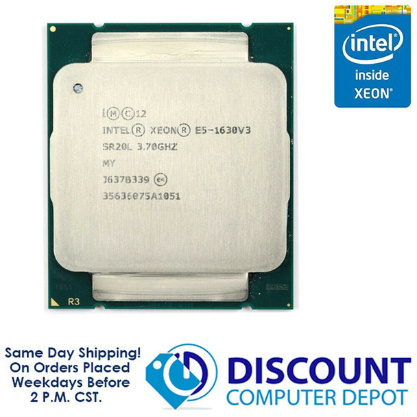 Cheap, used and refurbished Intel Xeon E5-1630 v3 3.70GHz Quad-Core CPU Server Processor LGA2011-3 R3 SR20L
